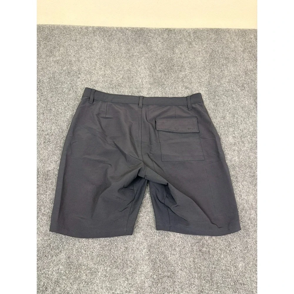 BYLT Shorts Mens Black Kinetic‎ Golf Performance Chino Casual Preppy Size 36